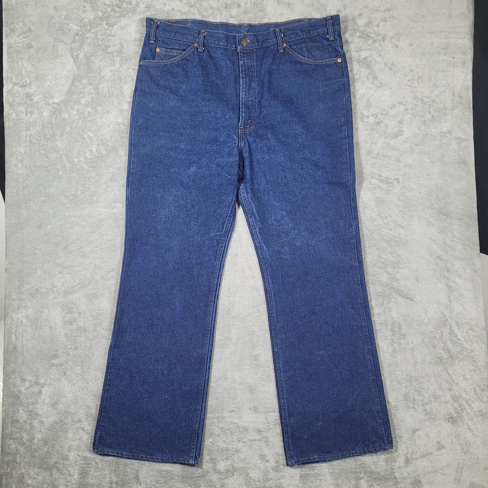 Vintage JCPenney Jeans Mens 42x32 (Fits 40x31) Blue Plain Pockets Straight Leg